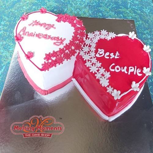 Special Heart Shape Cake for Wedding