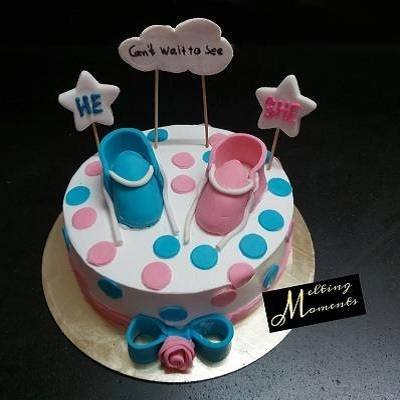 Baby Shower Shoes Cakes