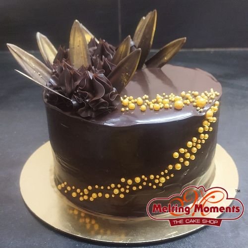 Dark Chocolate Truffle Cake