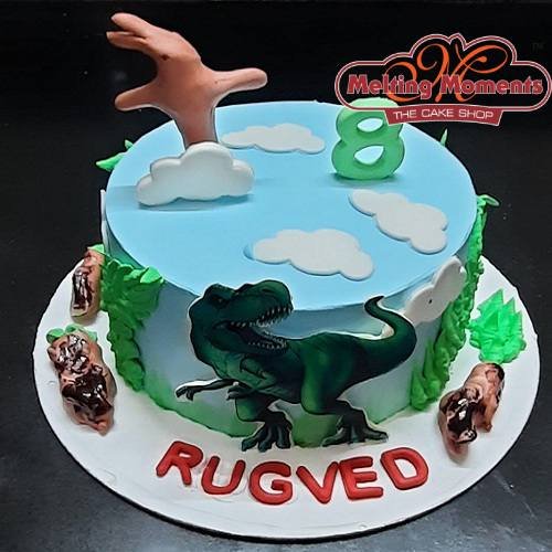 Dinosor Theme Cake