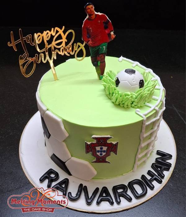 Football Theme Cake Ronaldo