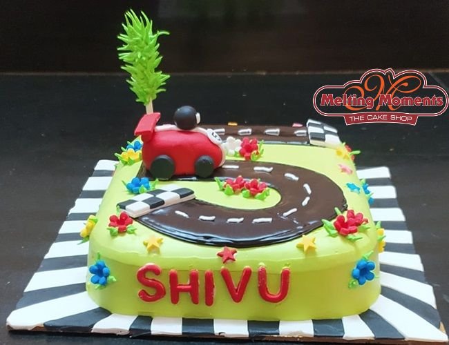 Car Theme Cake 