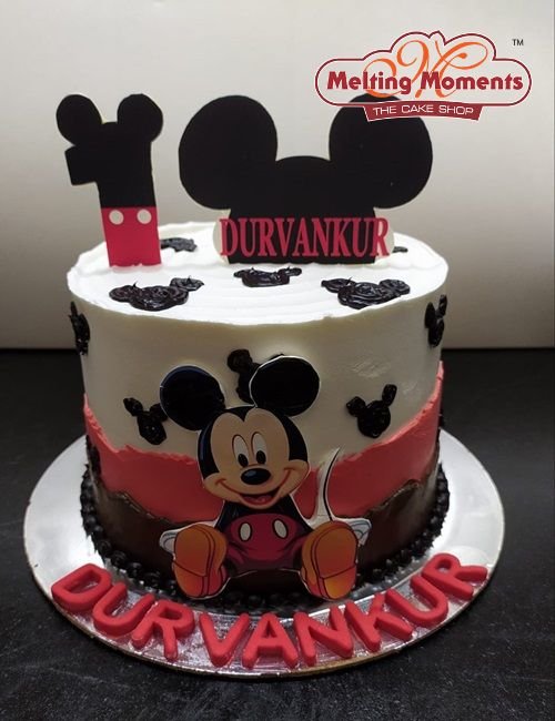 Mickey Mouse Theme Cake