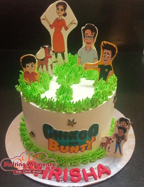 Chikoo Bunty Theme Cake