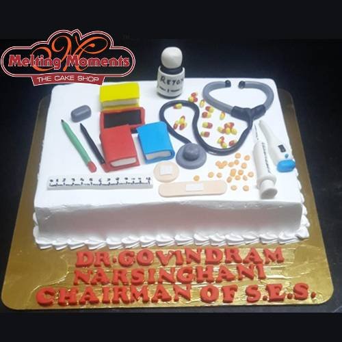 Fondant Doctor Theme Cake