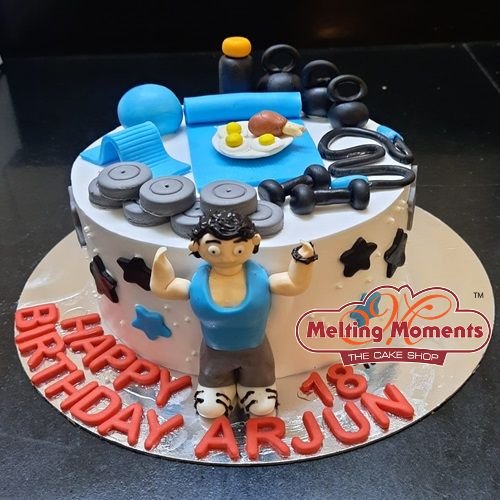 Gym Theme Cake