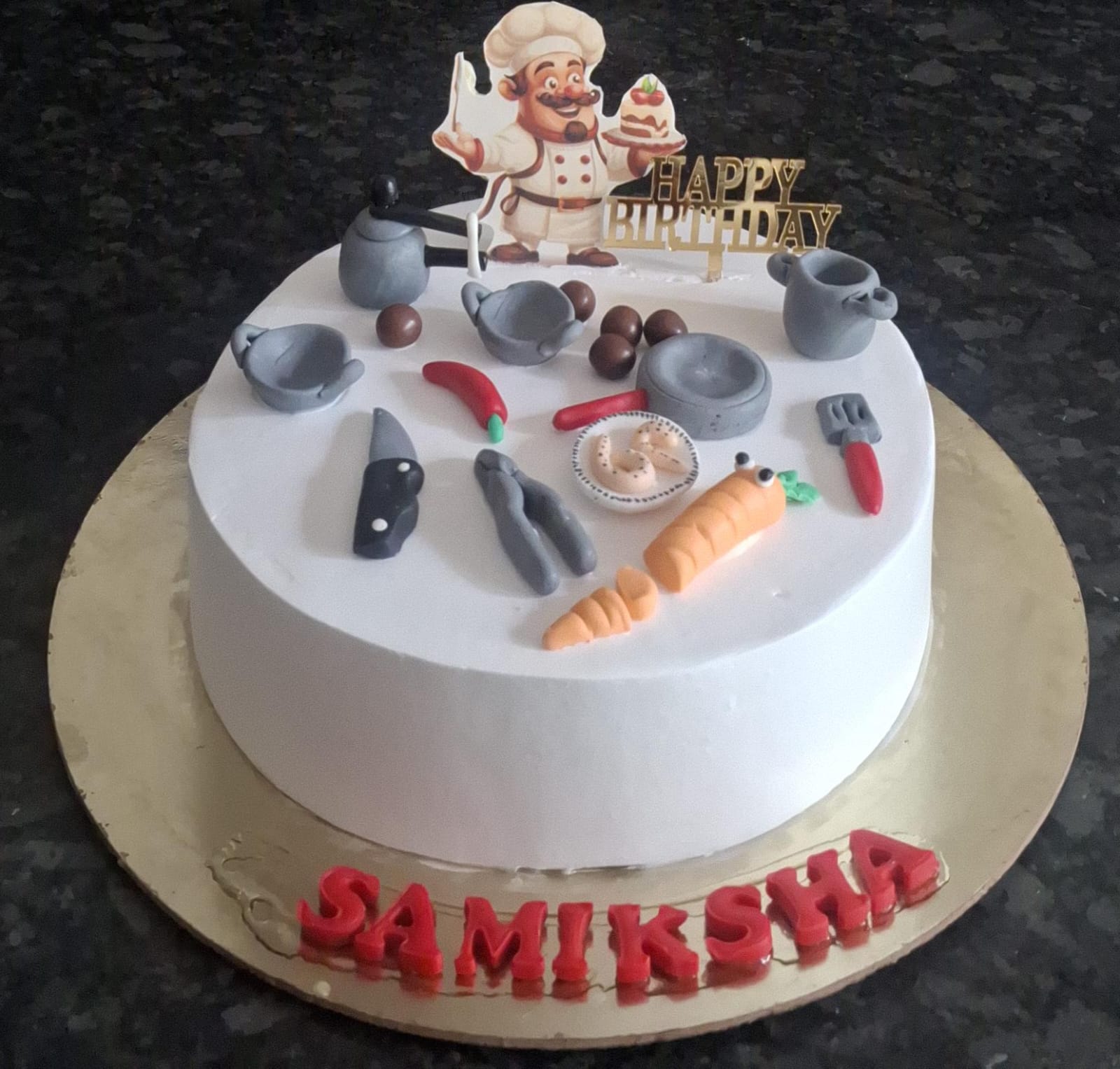 chef Theme Cake